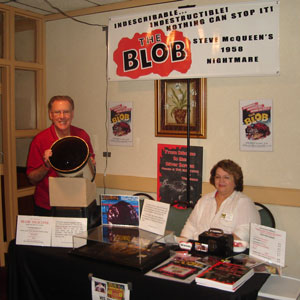The Blob and its caretakers, Wes and Judi Shank
