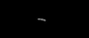Photograph of UFO over Cambria County, Pa in September of 2018. Photo used with permission of the witness