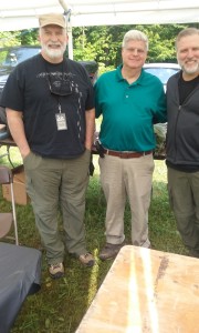 (left to right) Dr. Jeff Meldrum, Stan, and Cliff Barakman.