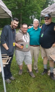 (left to right) Seth Breedlove, Sean Forker, Stan and Bill Lancaster