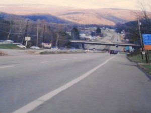 Photo of a section of the Chestnut Ridge in the area near where the object was observed.